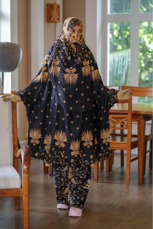 Luxury Mishori Silk Khimar Set – 45