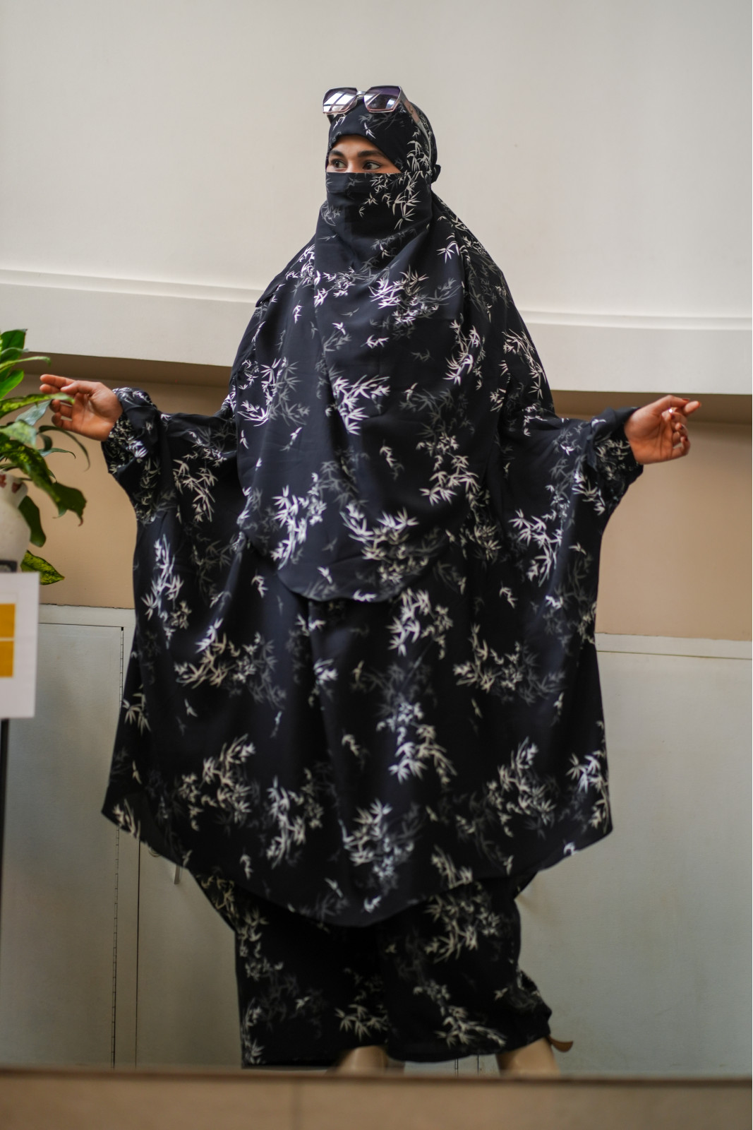 Luxury Mishori Silk Khimar Set – 42