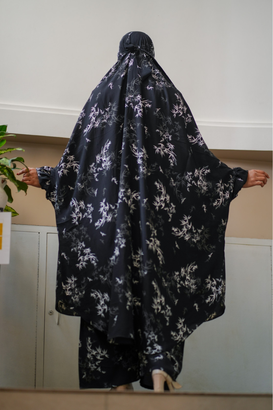 Luxury Mishori Silk Khimar Set – 42 - Image 2