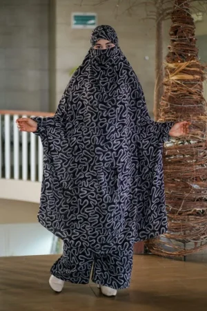 Luxury Mishori Silk Khimar Set – 48