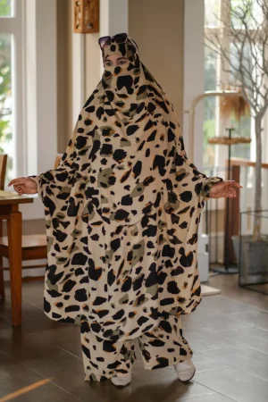 Luxury Mishori Silk Khimar Set – 47